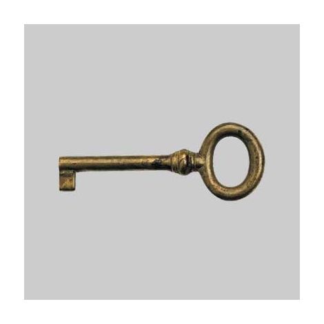 CHIAVE PER MOBILI '33728' 29x77 mm - Ottone antico