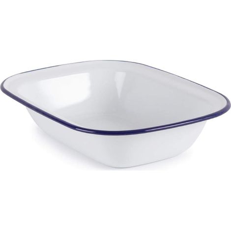 6 x Olympia smalto piatto rettangolare 280 x 190 MM roasting Bakeware cottura cucina (1/5)