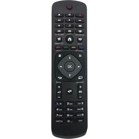 Telecomando sostitutivo per TV Philips. Compatibile con tutti i televisori Philips.