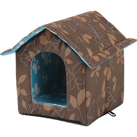1 Maison pour animaux, coussin auto-chauffant, imperméable, isolant thermique, intérieur extérieur, chiens chats lapins (1/5)