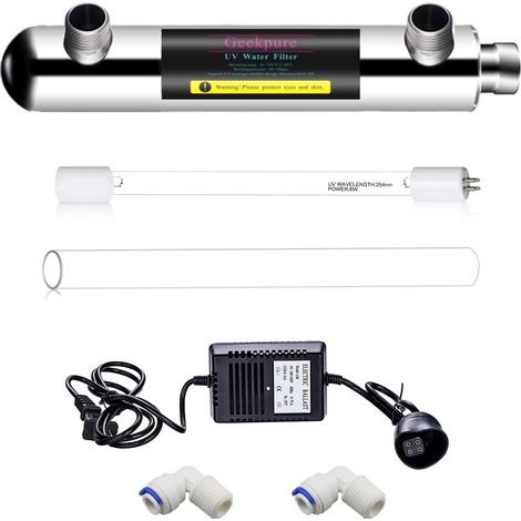 filtre à eau 6 W pour la filtration par osmose inverse (0,5-1 GPM) (1/5)