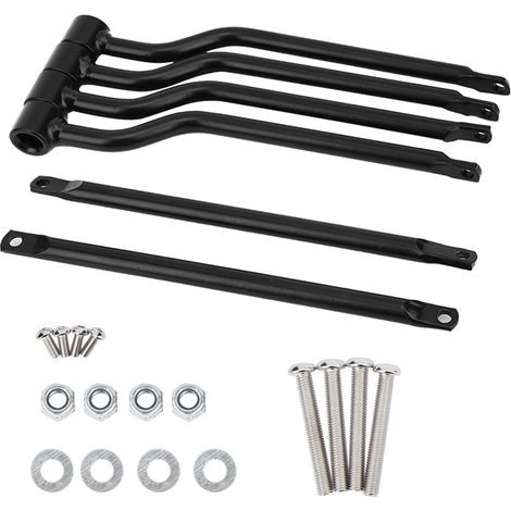Kit de remplacement de Support de barre de Support latéral de sacoche de moto en acier inoxydable (1/5)