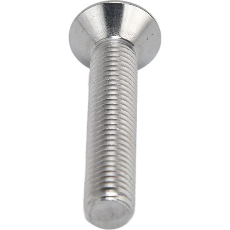 30 vis à tête fraisée hexagonale M10x70 en acier inox A2, lot de 30, pour assemblage industriel et bricolage (1/5)