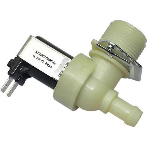 Électrovanne d'arrivée d'eau universelle pour machine à glaçons AC220V, interrupteur de débit d'eau en plastique à 6 points, vanne d'alimentation en eau (1/5)