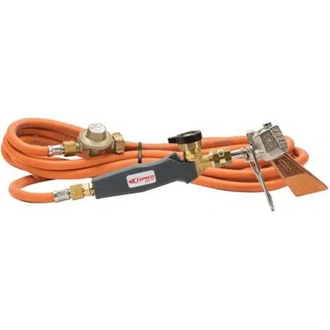 Guilbert Express – Pack de soudure étanchéité toiture – Kit complet avec tuyau 4,75m et détendeur – Matériel professionnel pour chantiers