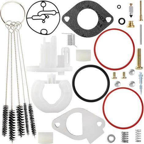 Kit de réparation de carburateur 796184 compatible avec le kit de révision complet Nikki Carb 698787. 699900. 699521. 792369. 790032. Craftsman 11-19 CV. références : 210807. 212702. 212802. 212907. 2 (1/5)