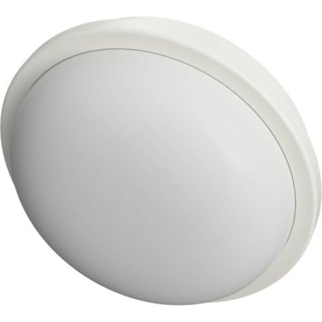 Plafoniera moderna lampadari bartalini oilap r 15 led cct ip65 policarbonato, finitura metallo bianco