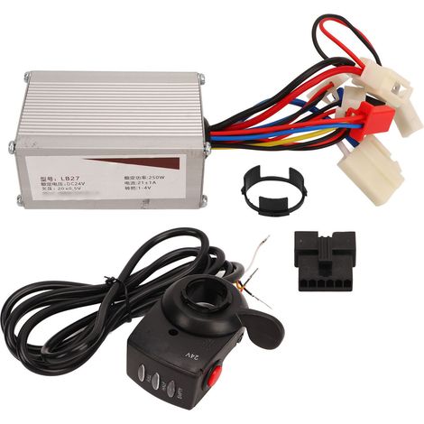Manette de pouce et contrôleur 24V 250W pour vélo électrique scooter moteur DC (1/5)