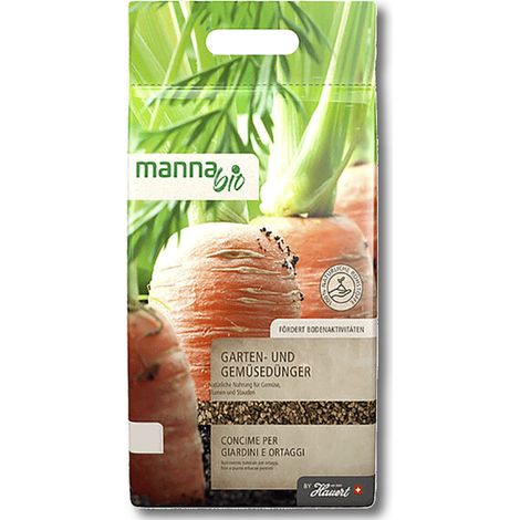 Manna Bio Gemüsedünger Gartendünger 5kg Universaldünger Tomatendünger Beetdünger