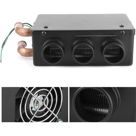 Chauffage électrique pour Voiture, pour Voiture 12v 50w avec Coque Métallique, Faible Consommation D'énergie et Faible Bruit, Conception de Chauffage en Temps Réel (1/5)