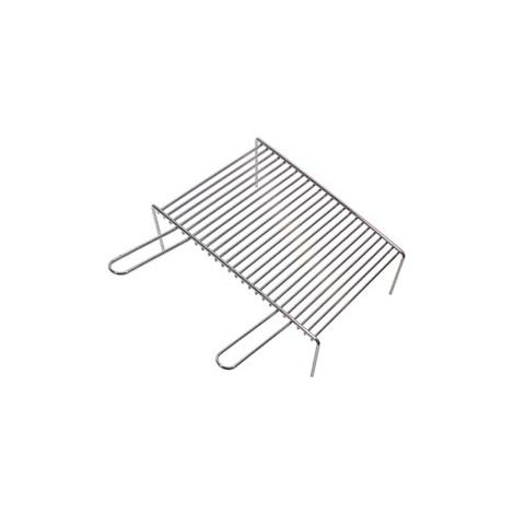 GRIGLIA PESANTE CON PIEDI 2 MANICI  cm.50x35x7h.    LAPILLO