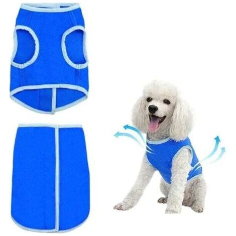 QORVA-Gilet d'été pour chien - Respirant et réutilisable - En polyester - Imperméable - Pour tous les chiens (S)