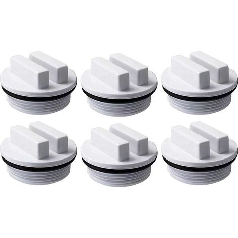 SP1022 Winterisierungsstopfen: Dieser Poolfilter mit O-Ring dient zur Winterfestmachung von Pools während der Wintersaison und ist mit den meisten Poolfiltern kompatibel (6er-Packung).