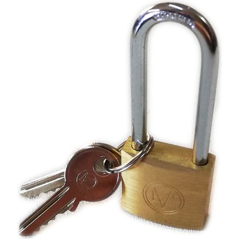Lucchetto Ottone Arco Lungo - mm.50