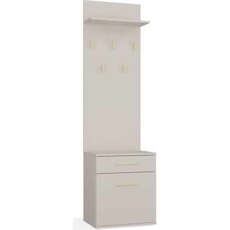 Scarpiera con appendiabiti Kaszmir - Set moderno per ingresso, design funzionale (1/5)