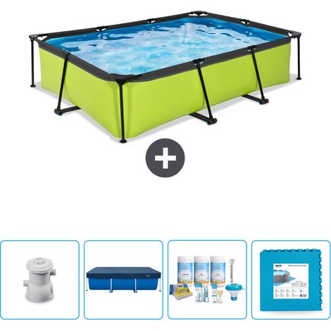 Exit Pool Rechteckig - 300x200x65 cm - 5-teilig SCB2 (1/4)