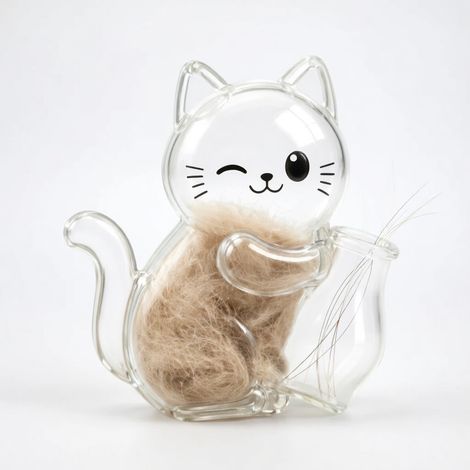 Flacon collecteur de poils d'animaux modèle 3