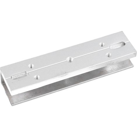 Support en U de 180 kg en alliage d'aluminium robuste et haute dureté pour serrure électromagnétique de porte vitrée (1/5)