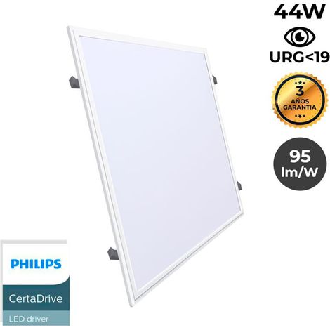 Panel LED 60X60cm Con KIT De Empotrar 44W UGR19 Driver Philips - Blanco Frío (1/5)