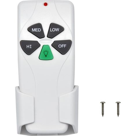 Harbor Breeze Hampton Bay, vitesse variable 3 vitesses 303,9 MHz, compatible avec les modèles FAN-11T, L3HFAN11T, 35T1, CHQ8BT7030T, UC7030T, CHQ7030T, 2AAZPFAN53T et FAN-53T (télécommande uniquement) (1/5)