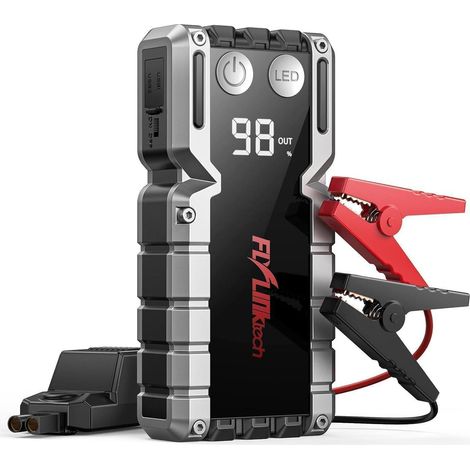 Auto Starthilfe Powerbank 7000A mit LCD, LED, USB Schnellladung (1/5)