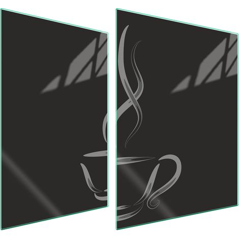GLASSCHUTZPLATTE FÜR HERD 70x52 KAFFEE (1/5)