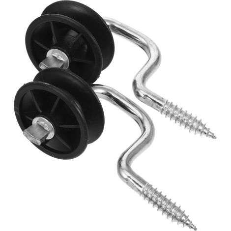 Insulateurs à Vis pour Clôture Électrique Accessoires pour Poteaux De Clôture Isolateurs Angle Et Galvanisé pour Et Agricole (1/5)