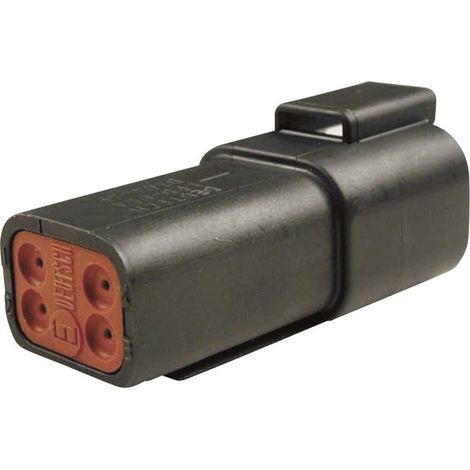 TE Connectivity DT 04-4 P-CE02 Rundstecker Stecker, gerade Gesamtpolzahl: 4 Serie (Rundsteckverbinde