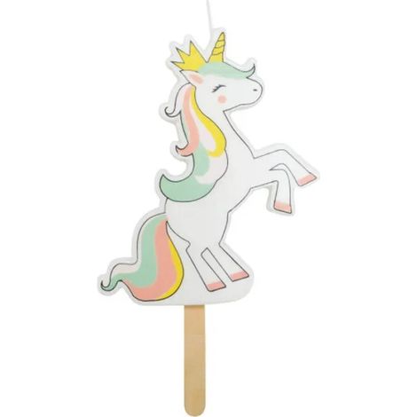 Candela decorativa apc unicorn dimensioni 14.5x6.3 cm
