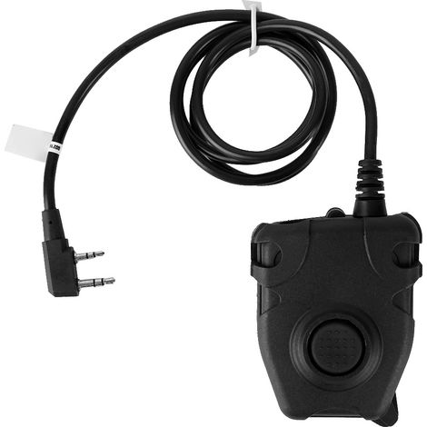 Casque militaire étanche K Head avec adaptateur PTT, micro et écouteur pour talkie-walkie (1/5)