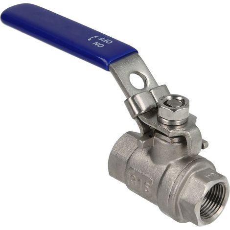 Robinet à bille 3/8 FF/FF inox