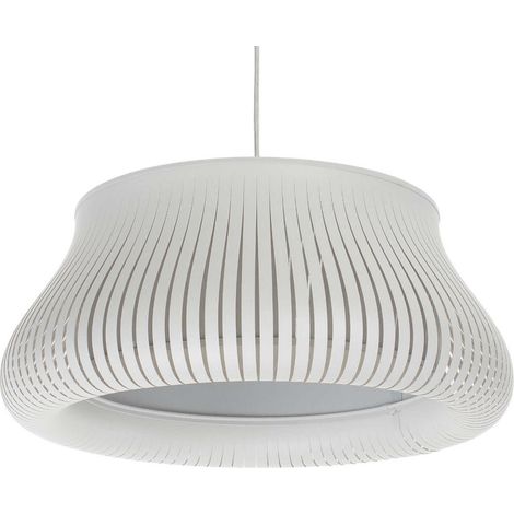 Suspension design moderne ajustable forme originale blanc mat - Ø 45 cm (1/5)