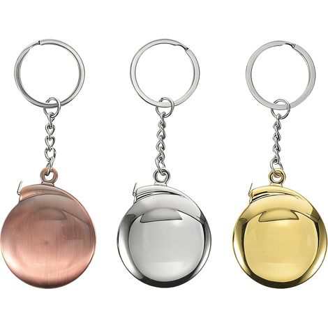 Gatuida Lot de 3 Porte-clés mètre Ruban : mètre Ruban rétractable Mini de 2 m (6,6 pi) – règle métallique compacte – Outil de Mesure Portable pour la Couture, Les Loisirs créatifs et Les (1/5)