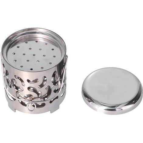 Réchaud de camping portable en acier inoxydable – compact, léger et ultra-résistant pour pique-niques, randonnées et barbecues en extérieur (1/5)