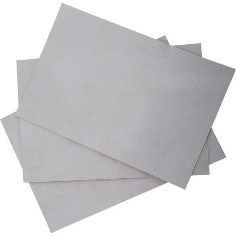 Kit de réparation 3 pièces PVC pour canoë, kayak, bateau gonflable et raft (Gris)