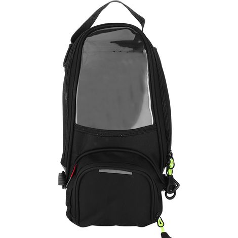 Sacoche de réservoir étanche, sacoche de selle magnétique avec système de navigation, grand sac à dos de moto avec fenêtre transparente (1/5)
