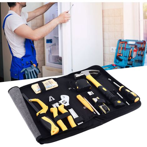 Coffret d'outils de 16 pièces, comprenant tous types de tournevis, une boîte à outils complète pour les réparations à domicile et les électriciens. (1/5)