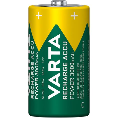 VARTA NiMH-Baby-Akku 56714 Ready-To-Use, 3000 mAh, 2 Stück