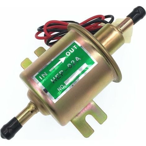 Universelle elektrische Kraftstoffpumpe für Benzin und Diesel 24V HEP-02A Niederdruck OEM HEP-02A Universelle elektrische Kraftstoffpumpe 24V für die meisten Autos, Vergaser, Motorräder und ATVs (1/4)