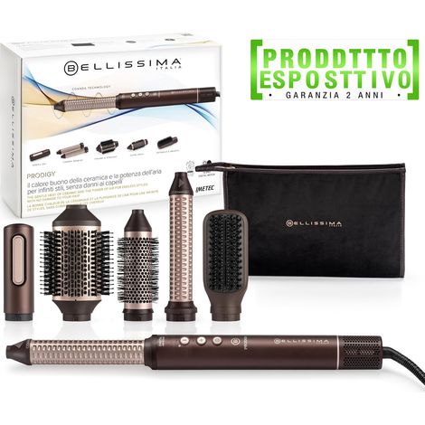 Imetec Bellissima Prodigy Styler Spazzola Digitale 6in1 Aria Calda Coanda 1200W (1/5)