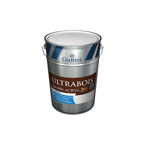Guittet Ultrabois Lasure Acrílica Satinada Nuevo 1L - Guittet