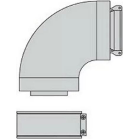 Beretta 1100089 - Aluminum Fumistry Elbow 90° 60/100 Standard