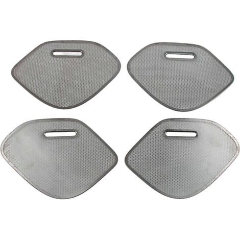 grilles de haut-parleurs perforées avec doublure en maille (1/5)