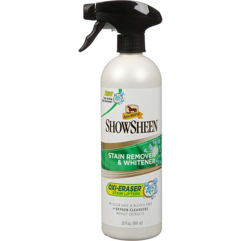 Show Sheen Stain Remover & Whitener Absorbine smacchiatore rapido e sbiancante cavalli bianchi e grigi 591ml