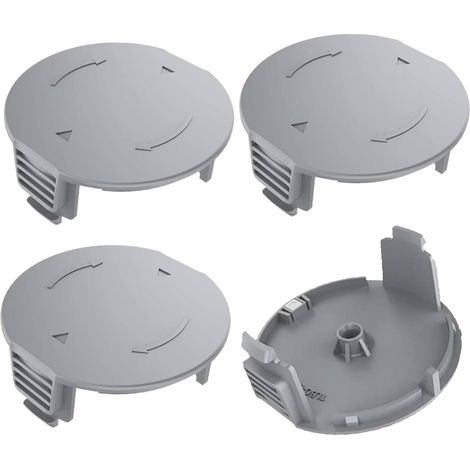 APEX Lot de 4 couvercles de bobine pour coupe-bordures Bosch Universal GrassCut 18, 18v-26, 18-230, référence 1600A01R5J