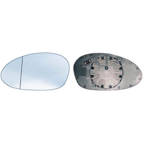 Verre de rétroviseur gauche bleu chauffant asphérique BMW Serie 3 E90/E91 2005-2008