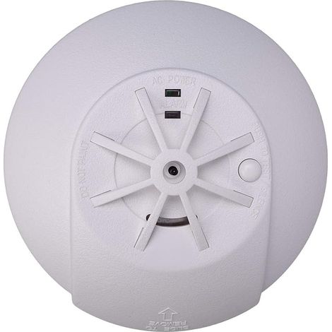 Hi-Spec HSSA/HE/FF10 Mains Interconnectable Fast-Fix Heat Detector with 10-Year Rechargeable Battery Backup