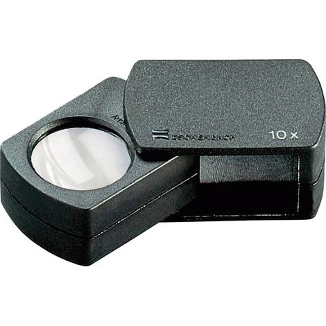 Eschenbach 110910 Lupa plegable negra 10x 23 mm
