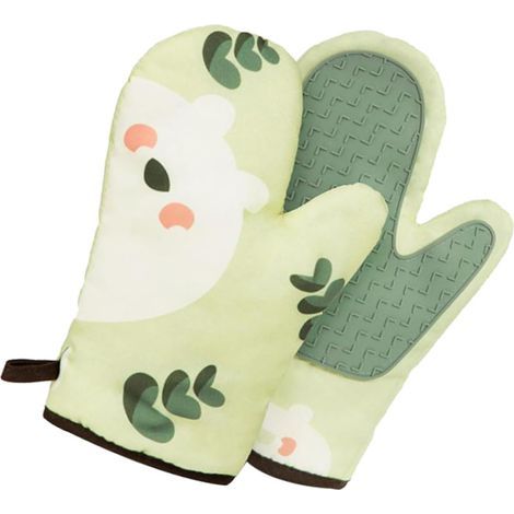 1 Paire Gants antidérapants d'isolation Gants de Four de Cuisine, Gants de Cuisson dédié (1/5)