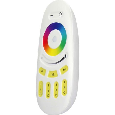 Controlador de tira LED RGB V-TAC con control remoto blanco